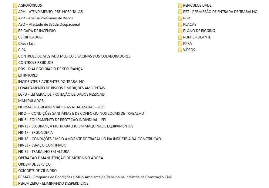 Conteúdo De Segurança Do Trabalho, Saúde E Meio Ambiente