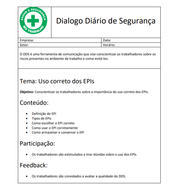 Baixar Modelo de DDS: Editável para qualquer tema (UNIVERSAL) Baixar Modelo de DDS: Editável para qualquer tema (UNIVERSAL)