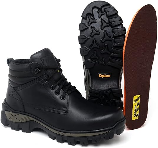 Bota de Segurança Impermeável com Biqueira de Aço