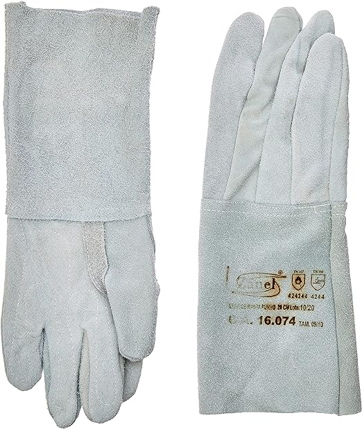 Luva de Raspa com Reforço Punho, 20 cm